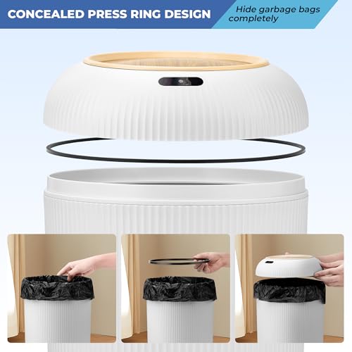 Smart Motion Sensor Trash Can – 2.6 Gallon Touchless Automatic Wastebasket