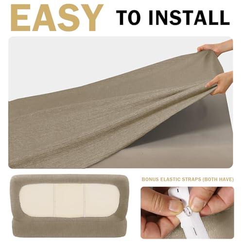 Waterproof RV Dinette Cushion Covers - Washable Seat Slipcovers