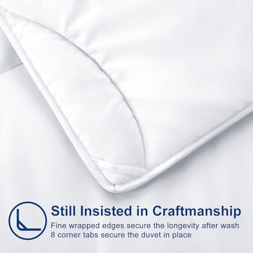 Lightweight Cooling Comforter Twin Size | Breathable Summer Duvet Insert