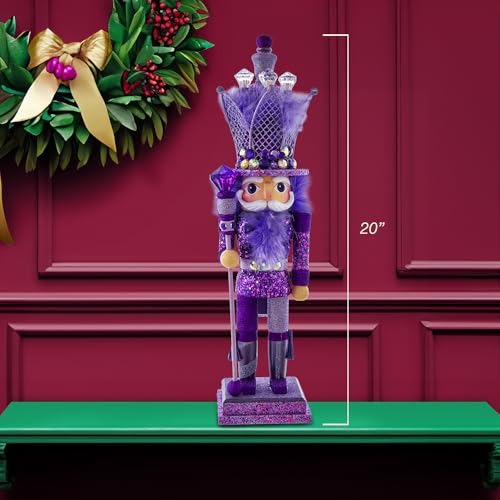 16-Inch Hollywood Purple King Nutcracker – Kurt Adler Nutcracker Collection