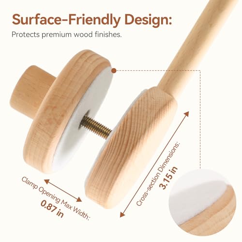 Wooden Crib Mobile Arm Holder - 31 Inch Beech Wood Nursery Hanger