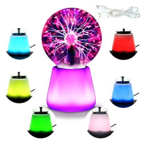 3-Inch Plasma Ball Lamp Interactive Touch Sensitive Lightning Globe