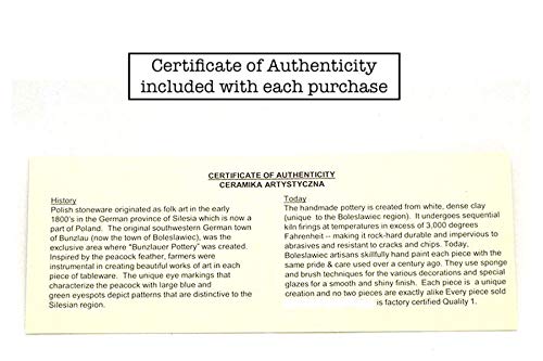 Polish Pottery Mug - 15 oz. Bubble - Maraschino