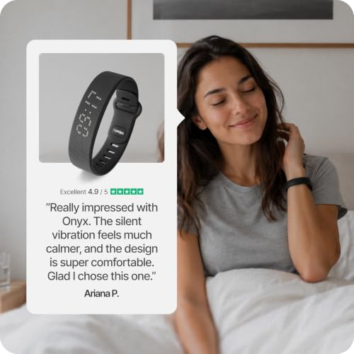 Silent Wrist Vibration Alarm Clock for Heavy Sleepers - Rechargeable Band