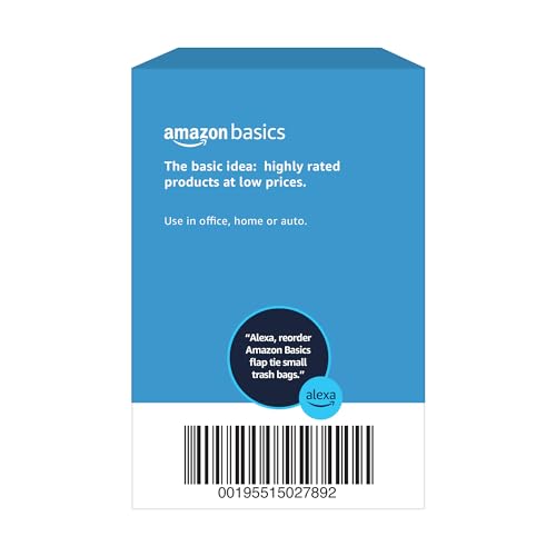 Small 4 Gallon Fresh Scent Trash Bags with Flap Ties, Odor Control (80 Count)