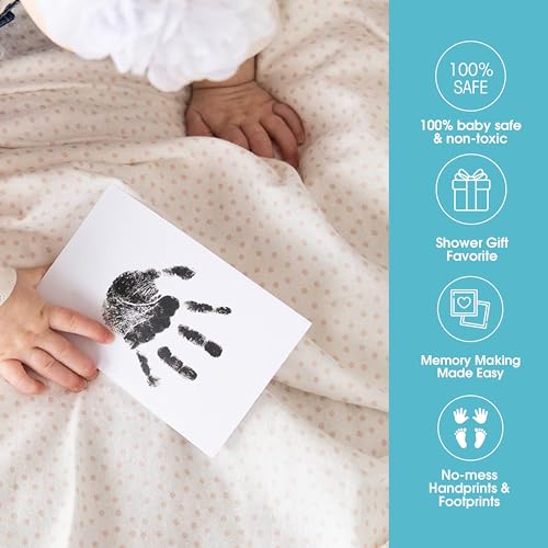 Mess-Free Clean-Touch Ink Pad Kit for Baby & Pet Prints (4-Pack)