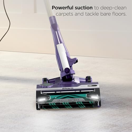 PowerDetect Corded Stick Vacuum with Self-Cleaning Brushroll, Eggplant
