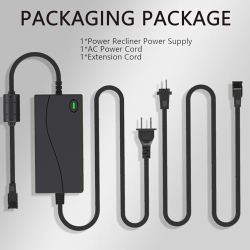 29V 2A Universal Power Supply Adapter for Recliner Chairs and Lift Sofas