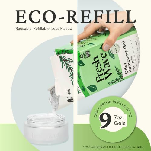 Fresh Wave Odor Eliminator Gel Refill 63 oz - Plant-Based Room Deodorizer