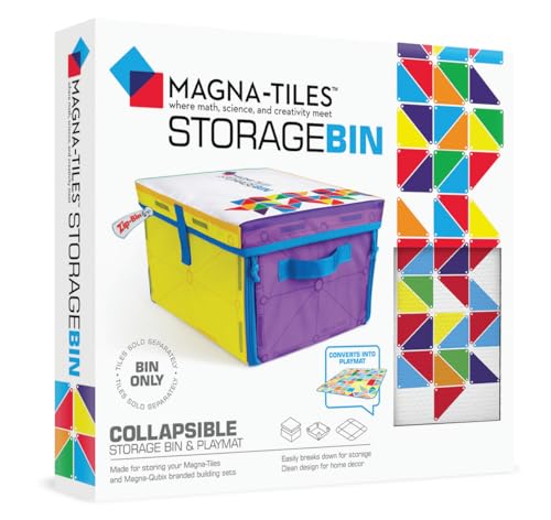 Collapsible Toy Storage Bin and Interactive Play Mat for Kids
