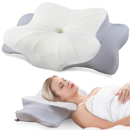 DONAMA Contour Cervical Memory Foam Pillow for Neck Pain Relief - Queen