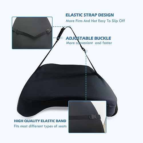 Memory Foam Lumbar Support Pillow for Car and Office Chair