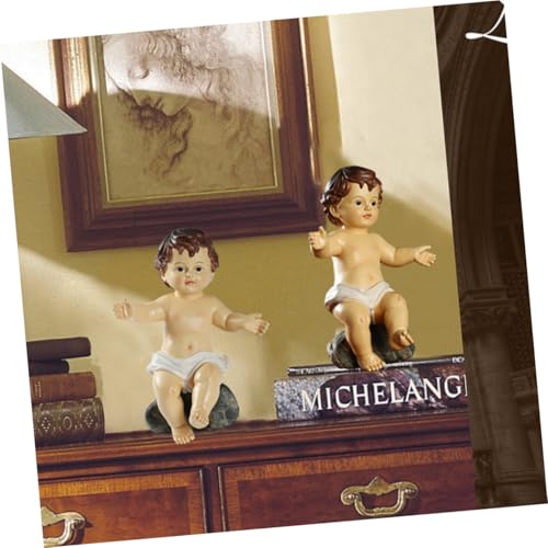 2.4-Inch Baby Jesus Nativity Figurine for Manger Scene and Easter Decor