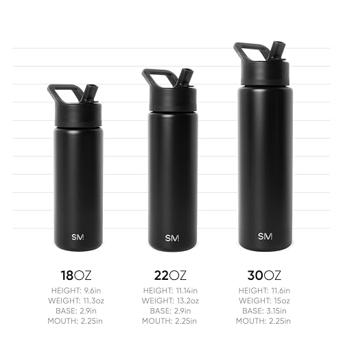 22oz Insulated Stainless Steel Water Bottle with Straw - Tie Dye