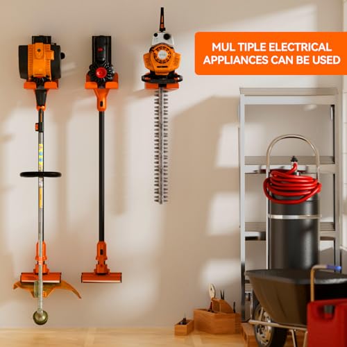 Garage Trimmer Rack Wall Mounted Power Tool Hanger for Garden Tools