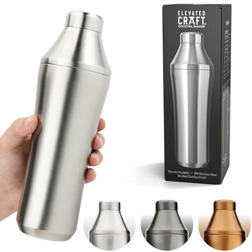 Elevated Craft Hybrid Cocktail Shaker Vacuum Insulated Stainless Steel 28 oz