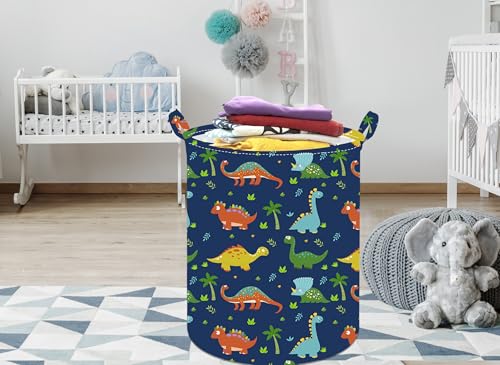 Collapsible Dinosaur Laundry Hamper - Foldable Toy Storage Bin