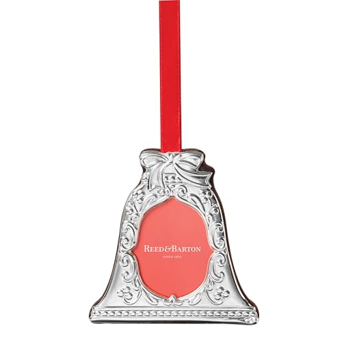 Reed & Barton Bell Frame Ornament — Sterling Silver Christmas Ornament Collection, Bell Figural Frame