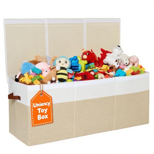 Extra Large 150L Collapsible Toy Storage Chest with Removable Dividers