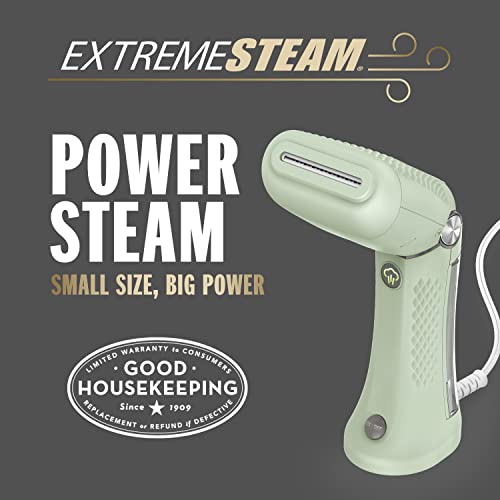 Portable Handheld Garment Steamer - Compact Travel Fabric Steamer, Mint Green