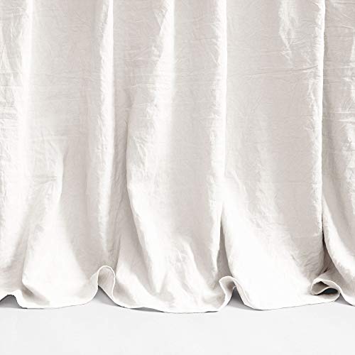 Lush Decor Queen Ruffle Skirt Bedspread Set - 3-Piece Farmhouse Bedding, White