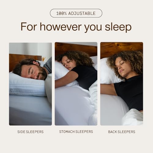 Adjustable Queen Size Down Alternative Pillows - Set of 2