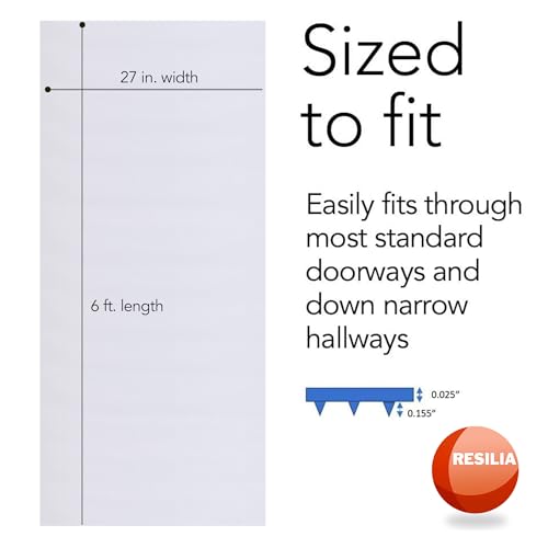 Clear Vinyl Carpet Runner - Non-Slip Floor Protection for Low-Pile Carpets