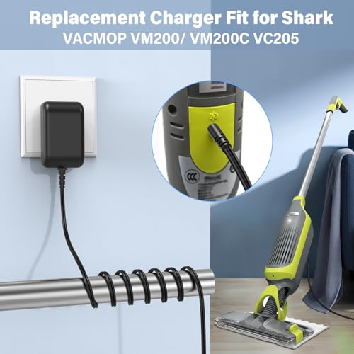 Replacement Power Adapter for Cordless Floor Vacuum Mop VM200 Series