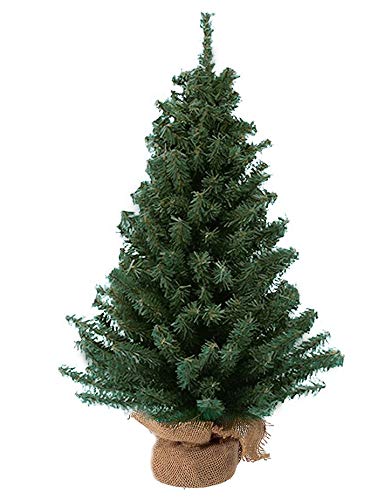 Kurt Adler 18-Inch Mini Pine Tree - 1ft 6in Unlit Holiday Decor