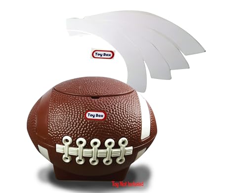 Replacement Decal Set for Football Toy Box - Waterproof & UV Resistant