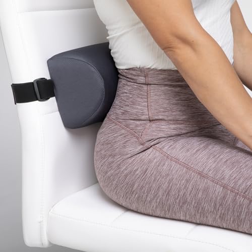 D-Section Lumbar Roll Pillow – Large Firm Support for Back Pain