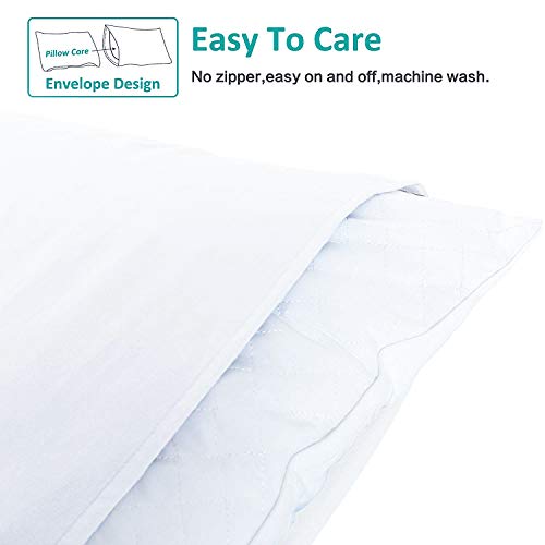 NTBAY Queen Microfiber Pillowcases (4-Pack) - Soft Brushed Envelope Closure