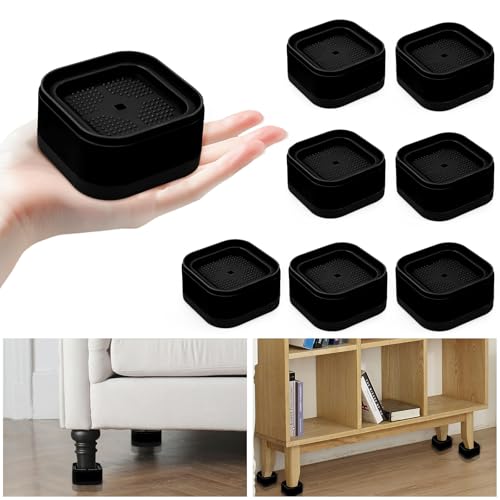 Adjustable Furniture Risers - Heavy Duty Bed & Chair Lift 1 Inch