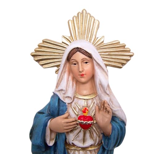 Immaculate Heart Holy Water Font for Home - 5.75 Inch, 2-Pack