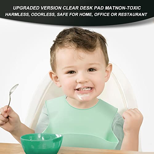 14x24 Inch Clear PVC Table Protector Waterproof Desk Pad Mat