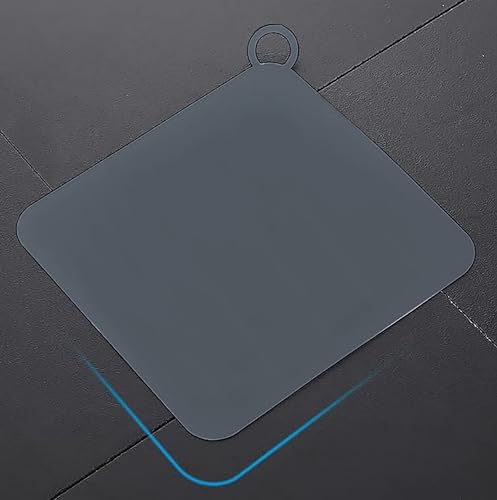 Silicone Drain Stopper and Anti-Odor Floor Cover - 2 Pack, 5x5 Inch