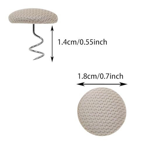 Upholstery Twist Pins for Slipcovers and Bedskirts - Pack of 12