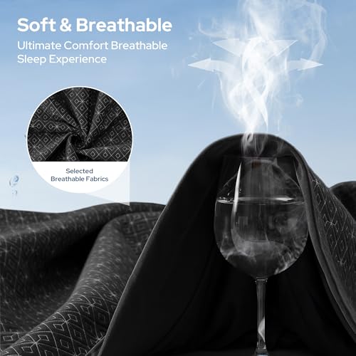 BEDLORE Queen Waterproof Mattress Protector - Deep Pocket Noiseless Bed Cover