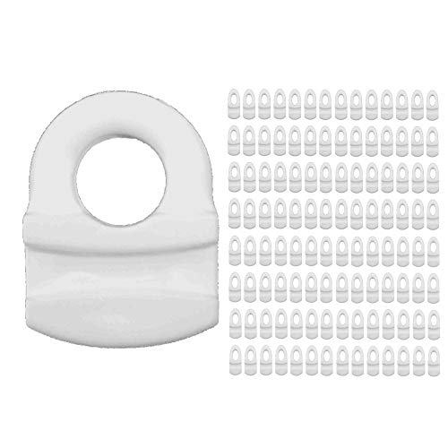 Curtain Track Glides and Carriers for RV and Boat Tracks - 112 Pack
