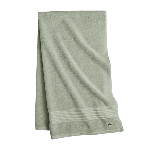 Lacoste Heritage Supima Cotton Bath Towel Aloe 30" x 54"