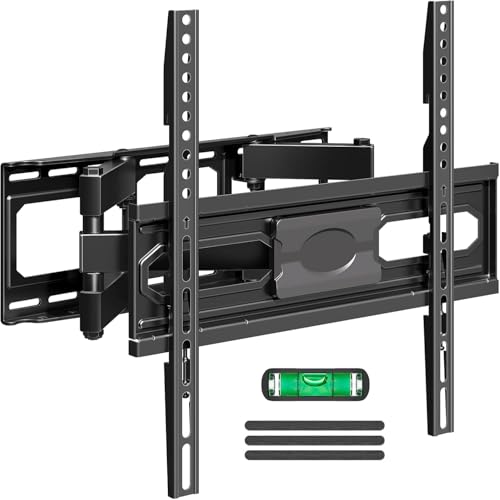 Full Motion TV Wall Mount for 32-65 Inch Flat Screen & 4K TVs, Swivel & Tilt