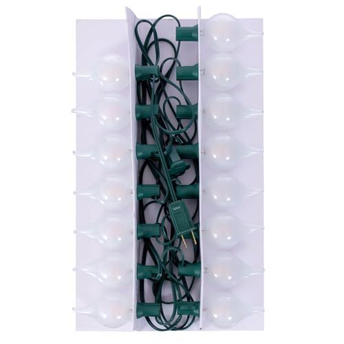 Vickerman Warm White LED G45 Flame Tip String Lights - 15ft, Indoor/Outdoor