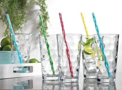 12-Piece Galaxy Glassware Set - Highball, Rock, and Juice Tumblers