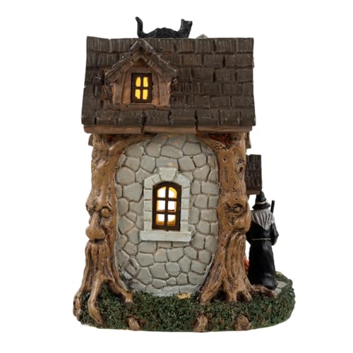 Wanda's Cottage Spooky Town Halloween Lit Building - Battery Operated