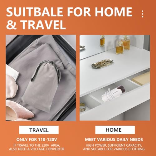 Portable Foldable Travel Garment Steamer 110V Mini Clothes Iron