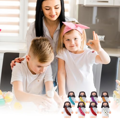 300pcs Mini Jesus Figurines Bulk Set for Religious Party Favors & Crafts