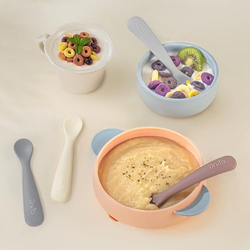 8-Pack Silicone Baby Spoons for Self-Feeding | BPA-Free & Soft Tips