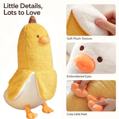 35.5in Banana Duck Plush Pillow Toy - Yellow, GailiMaiYa