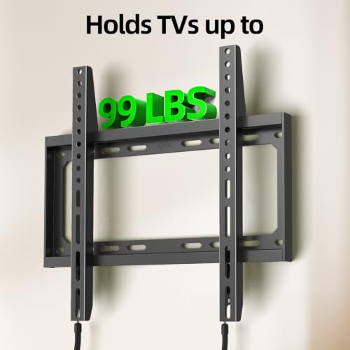 USX MOUNT Fixed TV Wall Mount 26-60 Inch Low Profile Bracket VESA Up to 400x400mm