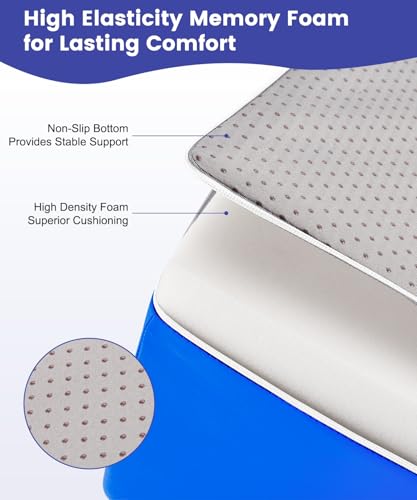 Knee Elevation Pillow for Post Surgery Recovery | Cooling Foam Wedge